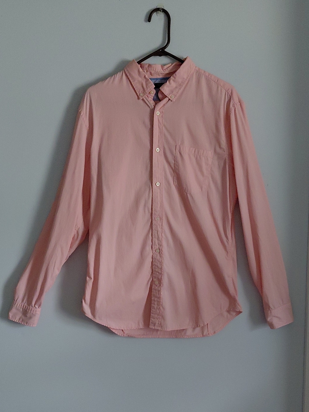 Banana Republic Grant Fit Custom 078 Wash Long Sleeve Button Down Dress Shirt L